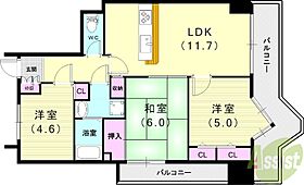 シーガルパレス元町  ｜ 兵庫県神戸市中央区花隈町3-34（賃貸マンション3LDK・4階・61.10㎡） その2