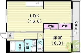 リッチウォーク大倉山  ｜ 兵庫県神戸市中央区楠町6丁目2-15（賃貸マンション1LDK・2階・50.00㎡） その2