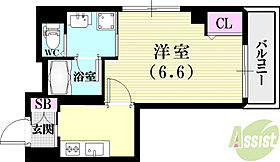 文平ハウス  ｜ 兵庫県神戸市中央区雲井通2丁目5-12（賃貸マンション1K・2階・22.51㎡） その2