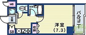 アルパ三宮  ｜ 兵庫県神戸市中央区琴ノ緒町1丁目（賃貸マンション1K・3階・24.48㎡） その2