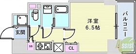 S-RESIDENCE神戸元町  ｜ 兵庫県神戸市中央区相生町1丁目（賃貸マンション1K・7階・23.59㎡） その2