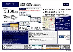 鷺沼生活圏 × 自由設計 × 建築条件なし売地