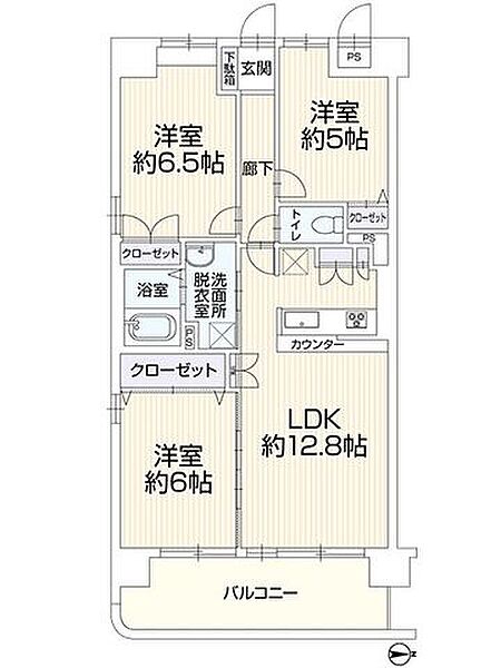 間取りを拡大表示