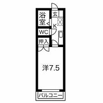 サンピュアK 105 ｜ 静岡県静岡市葵区瀬名川３丁目16-12（賃貸アパート1K・1階・20.66㎡） その2