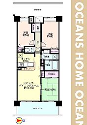レーベンハイム新所沢グランシエロ 3LDKの間取図画像