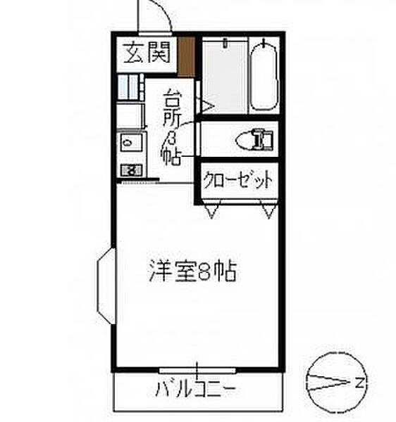 第2TSビル 504｜広島県広島市佐伯区隅の浜２丁目(賃貸マンション1K・5階・24.20㎡)の写真 その2