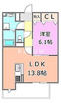 千葉県千葉市中央区宮崎町518-4（賃貸アパート1LDK・3階・48.52㎡） その2