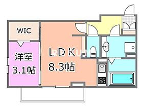 千葉県千葉市中央区神明町9-4（賃貸アパート1LDK・2階・32.89㎡） その2