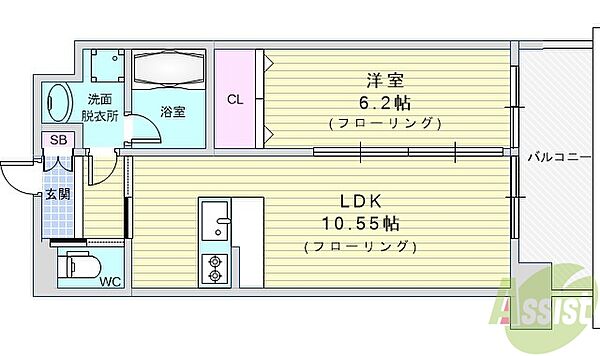 プレジオ豊中 303｜大阪府豊中市岡上の町2丁目(賃貸マンション1LDK・3階・39.99㎡)の写真 その2