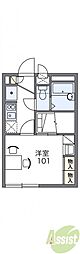 レオパレス351Street 1Kの間取図画像