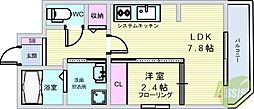 RIFF石橋阪大前 1LDKの間取図画像