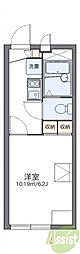 レオパレスヴィラ曽根B 1Kの間取図画像