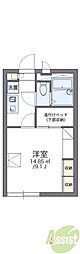 レオパレスエスポワール 1Kの間取図画像