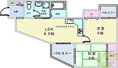 物件の間取り