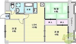 メゾン東豊中 3LDKの間取図画像