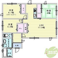 物件の間取り