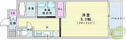 エルベコート豊中服部 1Kの間取図画像