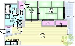 物件の間取り