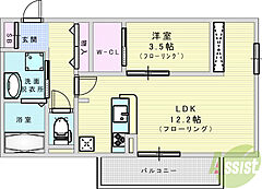 物件の間取り