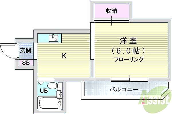 サニーコート石橋 306｜大阪府池田市石橋3丁目(賃貸マンション1K・3階・24.50㎡)の写真 その2