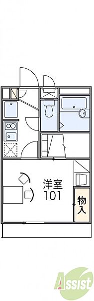 レオパレスイシバシミナミ ｜大阪府池田市石橋3丁目(賃貸アパート1K・2階・19.87㎡)の写真 その2