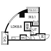 北海道札幌市東区北八条東1丁目（賃貸マンション1DK・14階・35.30㎡） その2