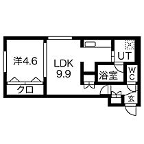 北海道札幌市豊平区豊平六条3丁目（賃貸マンション1LDK・1階・34.69㎡） その2