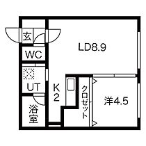 北海道札幌市豊平区水車町6丁目（賃貸マンション1LDK・4階・36.73㎡） その2