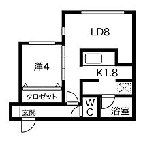 北海道札幌市中央区北五条西10丁目（賃貸マンション1LDK・4階・33.71㎡） その2