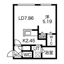 北海道札幌市西区山の手二条1丁目（賃貸マンション1LDK・1階・36.30㎡） その2