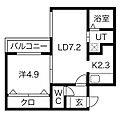 プリマベーラ南平岸4階4.7万円