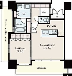 間取図画像 1LDK