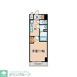 名古屋市千種区内山2丁目マンション 1Kの間取図画像