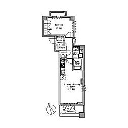 間取図画像 1LDK