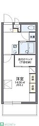 レオパレスフィレンツェ七番 1Kの間取図画像