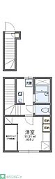 レオパレスサンロード 1Kの間取図画像