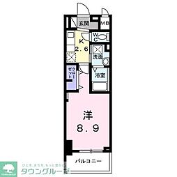名古屋市中川区福住町マンション 1Kの間取図画像