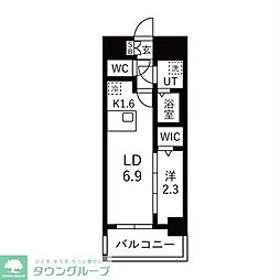 メイクスアート名古屋城西 1LDKの間取図画像