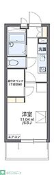 レオパレスサンヒロミ 1Kの間取図画像