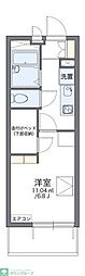 レオパレスTWOビレッジ 1Kの間取図画像