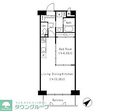 ルーエ千種 1LDKの間取図画像
