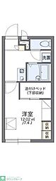 レオパレスISHIDA 1Kの間取図画像