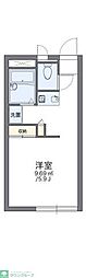 レオパレス芳野 1Kの間取図画像