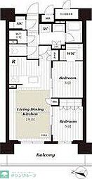 グランレアいいねタウン瑞穂 2LDKの間取図画像