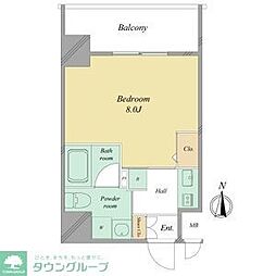 aLATOSHIRAKABE 1Kの間取図画像