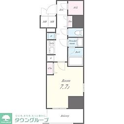 セイワパレス丸の内駅前プレミア 1Kの間取図画像