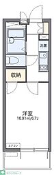 レオパレスエトワール則武 1Kの間取図画像
