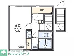 レオネクストアルカディア笠寺 1Kの間取図画像