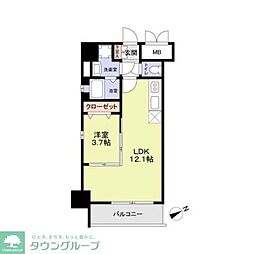 FORTRESS新栄 1LDKの間取図画像