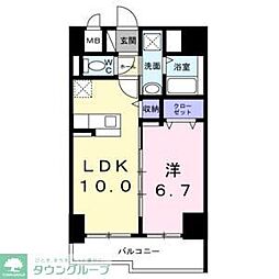 名古屋市中川区福住町マンション 1Kの間取図画像